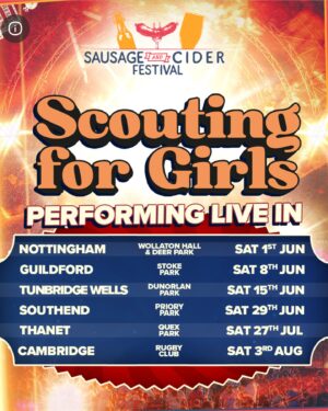 Roy Stride Instagram - 1540 stage time today @sausageandciderfestuk NOTTINGHAM. SOLD OUT but we are back in Nottingham for @the.weekend.festival September !!! Link in stories.