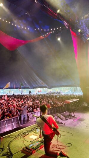 Roy Stride Instagram - What’s better than playing @glastofest ? Releasing our EP ‘Song I Can’t Forget’ on the same day! 🎉 Check it out now. #Glastonbury #NewRelease #scoutingforgirls #newmusic #songicantforget #liveband #altmusic #songofthesummer #glastonburyfestival