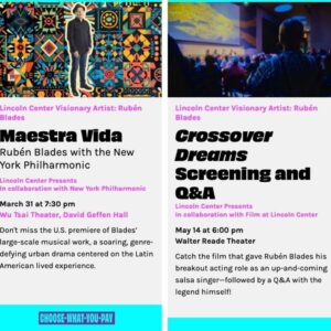 Rubén Blades Instagram - LINCOLN CENTER "VISIONARY ARTIST" RUBEN BLADES
Programación en el Lincoln Center de New York:
2024 | Octubre 18 y 19
Rubén Blades con Boca Livre & Editus Ensamble
2024 | Noviembre 6
Proyección de "Yo no me llamo Rubén Blades" (film de Abner Benaim)
2025 | Marzo 30 y 21
"Maestra Vida" Rubén Blades con la la New York Philarmonic.
2025 | Mayo 14
Proyección de y conversatorio, "Crossover Dreams"
-
Más información👇
lincolncenter.org
@lincolncenter @jazzdotorg