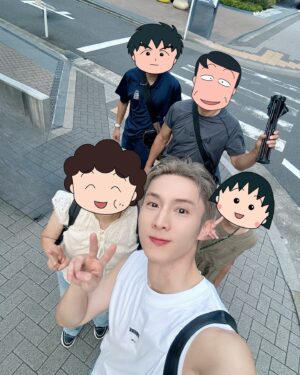 Rui-di Weng Instagram - 久違的台中家人一起出國🇯🇵🏯來到一定要吃鰻魚飯的城市！猜猜是哪？？？

白天溫度36度💦💦💦
