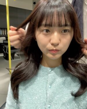 Runa Toyoda Instagram - メンテメンテ🎶
ウォニョンの前髪にしてもらった！
@onasu110 

#yvess