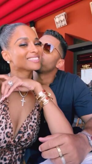 Russell Wilson Instagram - Celebrating 8 years of God’s love & grace over us @Ciara! Since we met, you’ve been my strength in every trial. My joy in every moment. My peace in every prayer. God blessed me with the most incredible gift in you! I am so grateful for our journey together. Here’s to a lifetime more. 
I love you Mrs. Wilson to Heaven & back! ❤️
