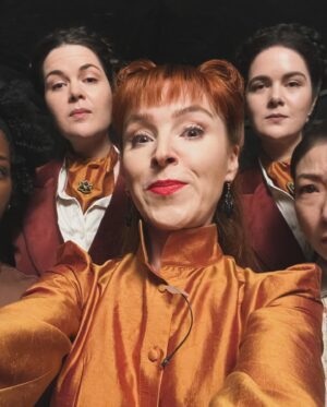 Ruth Connell Instagram - When you got to work with a legend @thetamlyntomita and newer ones in the making….. #deadboydetectives @netflix