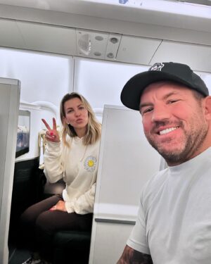Ryan Bader Instagram - Tokyo bound, new location for more filming of The Smashing Machine movie. Brought my road dawg with me @daisybader