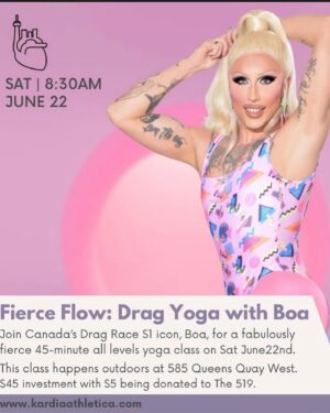Ryan Boa Instagram - More BOGA press🧘🏼‍♀️

Beyond grateful to be able to merge my love for drag and wellness together with this new journey that I’ve been on! Having an amazing group of people who believe in me and support me is something I could only pray for! A special thank you to @adoary for helping me get my message of love, self care, and wellness out to the world and for always cheering me on💖

This thrilling and rewarding ride has been filled with a plethora of emotions, questions, and self-reflections. I’ve had to close doors that no longer served me, only to find even more abundant opportunities that align with my vision and purpose opening up🌿

Thank you to everyone who has been believing in me, supporting me and helping me achieve my dreams! I live such an amazing life and am so glad I get to share it with all of you!🤸‍♀️

Swipe through or check out the link in my bio to see where you can come to a BOGA class and get well with me✨

#torontolife #drag #dragrace #rpdr #canadasdragrace #dragmakeup #pride #yoga #torontolifestyle #yogateachers #yogatoronto
