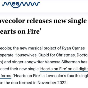 Ryan Carnes Instagram - Huge thank you to everyone for listening to our brand new track ‘Hearts on Fire,’ and for all who have put such kind, praiseworthy words into print.  We love you.  We appreciate you.  If you like the track, please keep listening and share with your friends and followers.❤️‍🔥

Photo by @zachariah_shoots 
.
.
.
.
.
#lovecolor #heartsonfire #musicreview #musicreviews #playlistspotify