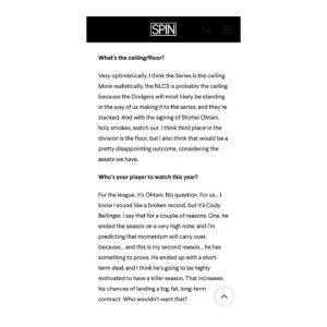 Ryan Carnes Instagram - LOVECOLOR x Sports 

Honored to share our @spinmag debut. Talkin baseball and the Cubs in 2024 ⚾️🫀