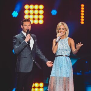 Ryan Seacrest Instagram - It’s a full-circle moment to go from announcing you as the winner of @americanidol 20 years ago to now welcoming you to the judge’s table. Welcome home, @carrieunderwood !