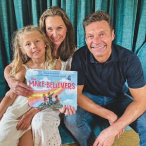 Ryan Seacrest Instagram - Growing up, my sister Meredith and I constantly used our imaginations to dream big and travel far. Fast forward a few decades, we’ve written a picture book about using imagination to propel you into the future of your dreams. Check out THE MAKE-BELIEVERS, on sale this October! It’s Flora approved. #NationalBookLoversDay @simonkids