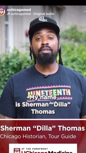 S. Dilla Thomas Instagram - Shout out @uchicagomed for entrusting me with their 1st year medical students. To work in a space it’s important to understand the history of that space.