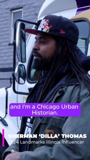 S. Dilla Thomas Instagram - Join us at Preservation Forward to hear how our 2024 Landmarks Illinois Influencers are moving preservation, forward. Here, @6figga_dilla tells you a bit about himself and his work. We’re excited to show you more leading up to and at the event February 29! 
.
.
.
#landmarksillinois #landmarkillinoisinfluencers #chicagoevents #illinois #illinoisevents #preservation #chicago