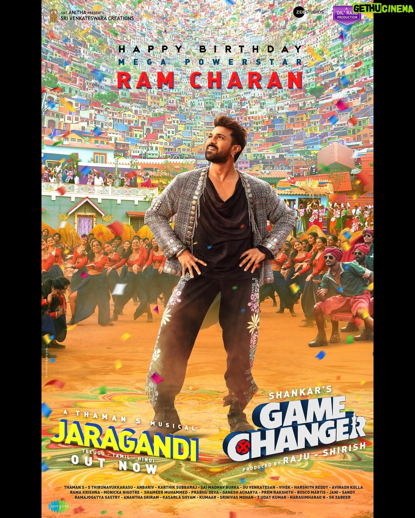 S. Shankar - 15.2K Likes - #Jaragandi Vibe-avam 🎉
Find the link to the Tamil version below and on my story!
https://youtu.be/erbDH8YoZnU
@alwaysramcharan @kiaraaliaadvani @musicthaman @dop_tirru @kollaavinash
@prabhudevaofficial
@lyricist_vivek
@thedalermehndiofficial
@v___pooja
@srivenkateswaracreations @zeestudiosofficial @zeestudiossouth @saregama_official @saregamatelugu