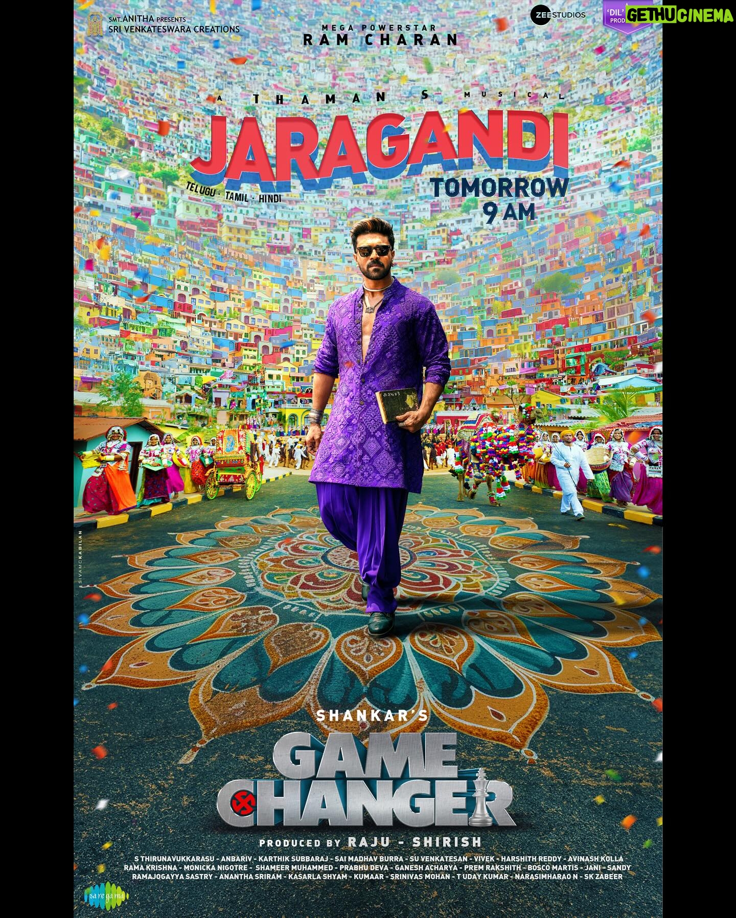 S. Shankar - 39.1K Likes - #gamechanger #jaragandi @alwaysramcharan @kiaraaliaadvani @musicthaman @dop_tirru @kollaavinash @srivenkateswaracreations @zeestudiosofficial @zeestudiossouth @saregama_official @saregamatelugu