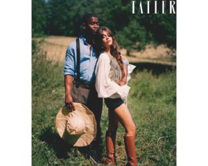 Sabrina Bartlett Instagram - Thankyou @tatlermagazine for making my countryside fantasyland dreams come true!
🍭🐓🍓🌾👒
Talking all things Larkins with the coolest @elizakdeniz_ 🐴 

A big shout out to the gang for the amazing vibes and beautiful work🙏🏼 
@sophiepera 
@olikearon 
@terrybarberonbeauty 
@oskarperahair 
@sjcommunications

#TheDarlingBudsOfMay #TheLarkins
