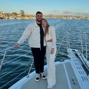 Sabrina Ionescu Instagram - Happy birthday to my sweet, kind, tequila-loving husband 🩶 
I love you! 🧸