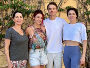 Sadie Frost Instagram - A week full of movement, meditation, delicious healthy food and making beautiful connections with these lovely people. Thank @amcharahealth for letting us host our retreat with you and to all your amazing chefs, naturopaths and masseuses, such a great team!

Thanks sis @sadielizafrost for being the yin to my yang.

And a HUGE thank you to everyone who joined our retreat. @diannebuswell @joe_sugg @yasminmillsofficial @karenbishko @jillian.jorgensen.1 @katherine.grout @tangrystangry @kristinhjellegjerde @rosebudflowers_crowthorne @thehealth_space @mia.grout #Rebecca, #Sarah, #Mary,🫶🫶

Join us on our next retreat.
November 8th-11th arrive 7th leave on 12th (you are welcome to longer 🫶☀️
Please contact @amcharahealth for more details 

#retreat #connection #health #yoga #meditaion #newfriends #metime #happiness