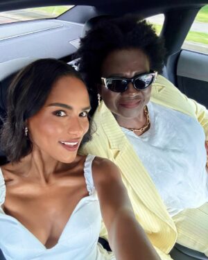 Saffron Hocking Instagram - That Wimblemum time of the year 🎾🤍

Thank you @wimbledon 

Styled by @aimeecroysdill wearing @mulberryengland @derigo_official @magdabutrym 
Shoes of my dreams @ugo_paulon 
Makeup by @babskymakeup using @armanibeauty #makeup 
Hair by @joepickeringtaylor