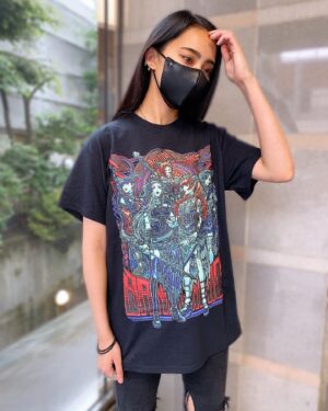 Saiki Atsumi Instagram - ﻿
@bandmaid.jp × ISANA KAGAMI ZEPP-T﻿
お盟主様限定カラー﻿
OMEISYUSAMA LIMITED COLOR﻿
﻿
Mサイズ着てみました﻿
﻿
﻿
#bandmaid﻿
#saiki