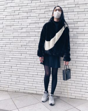 Saiki Atsumi Instagram - ﻿
﻿
﻿
アウターもワンピースもスニーカーも #nike だった #ootd です﻿
#ootd を載せるのお久しぶりです﻿
﻿
﻿
毎日お洋服は着ているのに写真をなかなか撮らないねぇ…﻿
見てもらいたい可愛いお洋服沢山あるのにぃ…﻿
﻿
﻿
@yelloshoes_official の可愛いお鞄がとても使いやすい👽🌪✨﻿
﻿
#bandmaid﻿
#saiki﻿