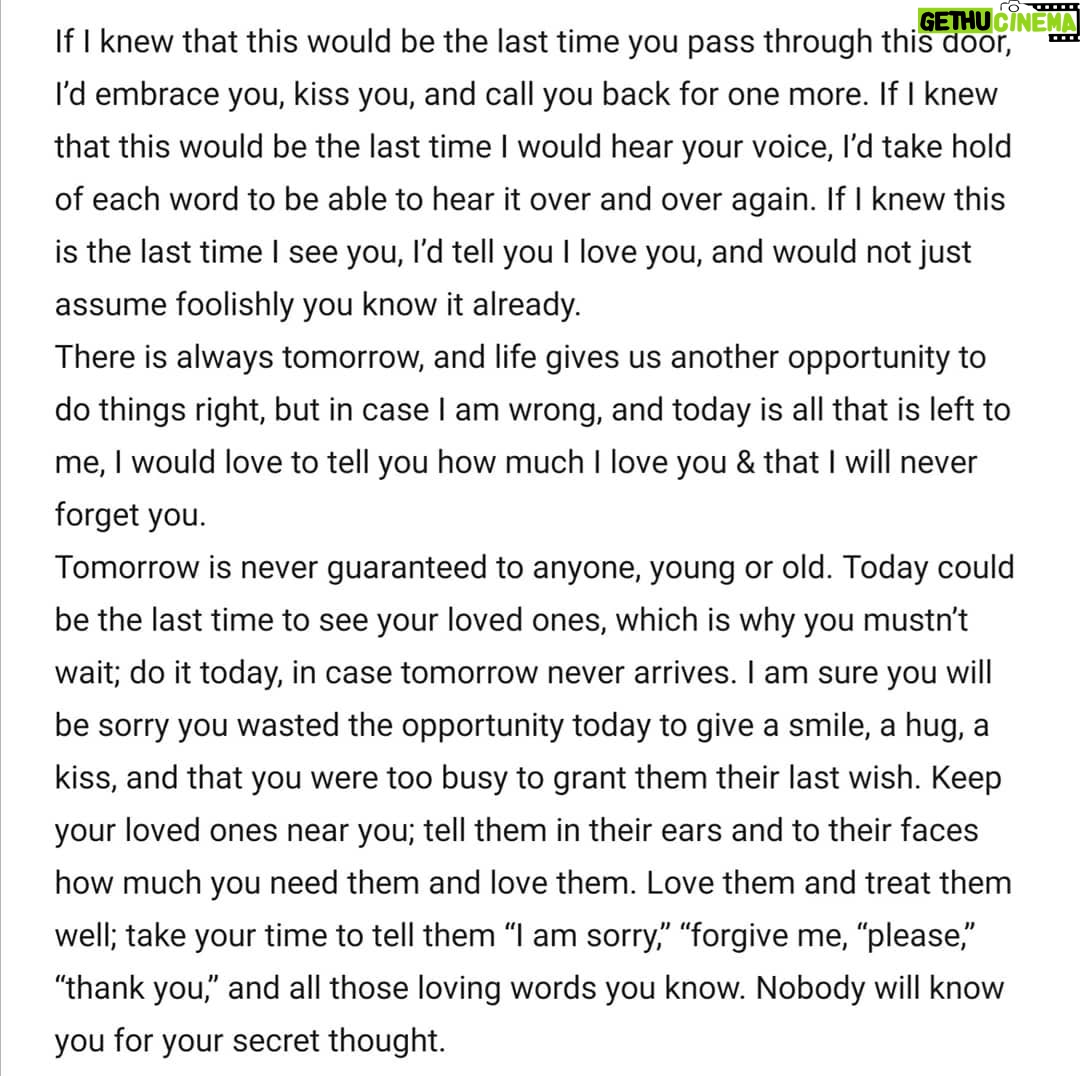 Sajjad Delafrooz - 2.6K Likes - Don't Wait Until Tomorrow... .
#today #love #gabrielgarciamarquez