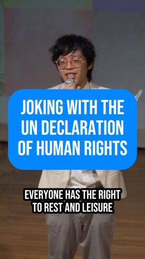 Sam See Instagram - Who says I can’t write family friendly jokes about the UN Declaration of Human Rights?

Filmed at @ohchr_asia’s #StandUp4HumanRights #HumanRights75 

#BowtieStyle #Bowties #lgbtcomedy #asiancomedy #asiancomedian #gaycomedy #gaycomedian #singapore #sgcomedy #StandUpComedy #StandUpComedian #MrSamSee #UN #UNHCHR