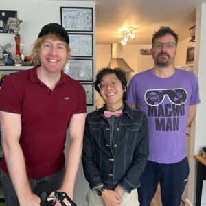 Sam See Instagram - Name our wrestling tag team with our new manager 🤼
New Jokes Podcast coming soon 
#podcast #comedian #funny
