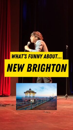 Sam See Instagram - Some jokes about things I found in New Brighton, the Brighton of the North!

#standupcomedy #newbrighton #floralpavilion #standup #lgbtq🌈 #thenorth