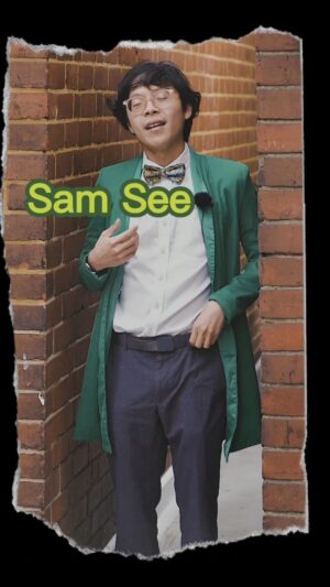 Sam See Instagram - The great Sam See talks bowties - he loves them 😍 but not so much the spinning ones 

Full episode on my YouTube Channel - SteveBestShoots 🎉

@youtube 
@youtubecreators 

#samsee #stevebest #youtube #bowtie #style #youtubechannel