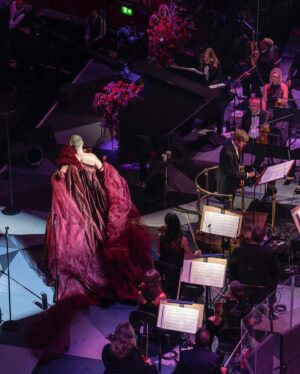 Sam Smith Instagram - Still on a high from @bbc_proms, truly... WHAT A NIGHT!!!

It was an honour to share the stage with some of my favourite people. Thank you to @jimmynapes, without you none of this would be possible. To @joannaedenmusic, who’s supported me on this journey since day one. @claretealofficial, you are such a talent and I am so happy that you could join me. To my incredible band, you are family and I love you all so much. To @ralphsalmins, Steve Pearce & @thebencastle. Also a huge thank you to the sensational Simon Hale,  @bbcconcertorchestra, @ljsingers_ and Lawrence Johnson, @dodlum and Brendan Grieve. 

Finally, to everyone who was able to come out and share the moment with us, the energy in that room was magical. It’s a night I will never forget. 🤍
