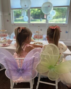 Samantha Droke Instagram - This is THREE 🦋

My favorite party to decorate thus far! 🥰 I always say it will be small and then I can’t stop. 🫣 She LOVED it! 💗

#butterflyparty #teaparty #3yearsold #birthdaypartyideasforkids #momlife #happybirthday