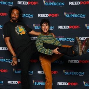 Samba Schutte Instagram - Thank you so much @floridasupercon and all amazing fans, organizers and volunteers for a beautiful weekend! Met some amazing people🫡🏴‍☠️✨
#OurFlagMeansDeath #ofmd #floridasupercon