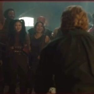 Samba Schutte Instagram - My most embarrassing moment on set: thinking Taika forgot to say his line because the silence was so long (he was waiting for the camera to be in the right spot, like a pro), and so to “save the shot” I said the line we were supposed to say AS A GROUP by myself🤦🏾‍♂️💀🏴‍☠️
#seasonwrap #ourflagmeansdeath #ofmdseason2