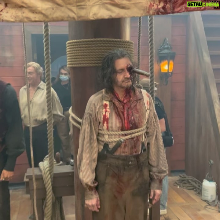 Samba Schutte - 7.3K Likes - Today’s Set Shoutout: The Cursed Ship☠️ Our prop, set and make up department killed it. Quite literally🖤🏴☠️ Sorry graphic content ahead👀
#OurFlagMeansDeath #ofmd #ofmdseason2