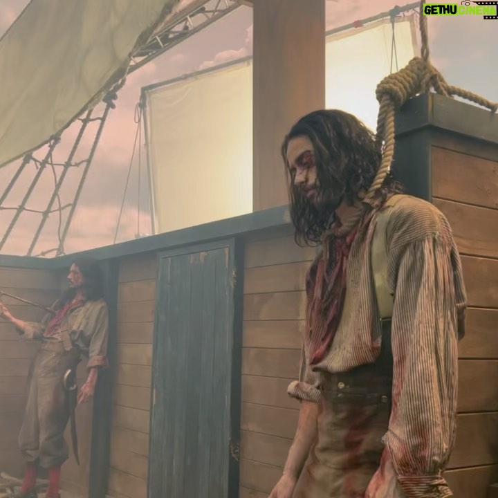 Samba Schutte - 7.3K Likes - Today’s Set Shoutout: The Cursed Ship☠️ Our prop, set and make up department killed it. Quite literally🖤🏴☠️ Sorry graphic content ahead👀
#OurFlagMeansDeath #ofmd #ofmdseason2