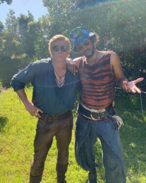 Samba Schutte Instagram - Happy 50th Birthday brother @rhysiedarby🥳✨ Got the festivities going as both you and @rosiecd celebrate this milestone year❤️ With your fav, my Pêche Melba Pie. Or shall I call it the Rosy Maple Moth Pie🤔 Next baking class?👨🏾‍🍳 Love you brother, may this one be your best year ever🎊