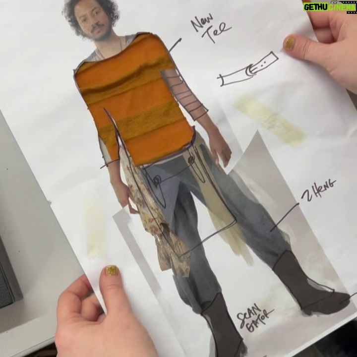 Samba Schutte - 7.9K Likes - Today’s (Our) Flag (Means Death) Day, and many of you have asked for deets on my character Roach in Season 2🪳 Here you are🏴☠️
Details on the costumes during fittings and after weathering and aging. It was great collaborating with Costume Designer Gypsy and being able to implement my own backstory. For the Red Flag fit I wanted him to have a headband because a chef never gets hairs on his meals. Unless it’s on the menu, or you’re serving the British👨🏾🍳
For his new fit, Roach got to have more jewelry this season because he became a better pirate. I chose 3 rings. The Lion to symbolize the Atlas Mountains where he hails from. The 2 headed Snake, because you have to always watch your back as a pirate. And a Celtic looking ring, because Roach has a tender spot. Like with his mother’s scarf. And of course his talisman necklace that he always wears, with every costume🪬At first it was gonna be a long sleeve shirt, but Jenkins wanted me to show off my sexy dessert making arms. Rightly so…..💪🏾
On his belt he had meat hooks, his cleaver as a weapon and of course, a wooden spoon for self defense🥄
I’ve never worn Doc Martens before and let me tell you, I don’t know how people smaller than me do it, those things weigh a ton each! Now imagine running on the beach in them👀
More deets in stories but I loved every minute of dressing up as and playing this chaotic dude🫶
#ourfladmeansdeath #ofmd #ofmdseason2 #roach #cosplay #bts