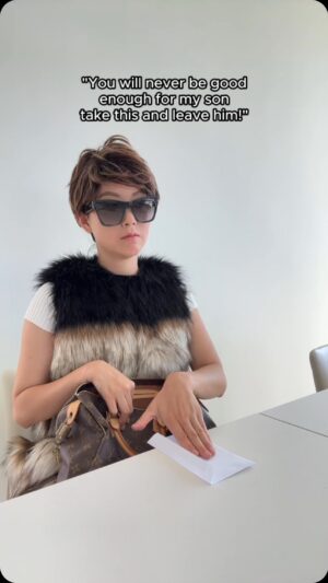 Sandra Kwon Instagram - When your Korean boyfriend’s RICH MOM tries to bribe you to stay away from him 🥲