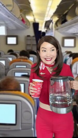Sandra Kwon Instagram - Music to my ears 😍 #cabincrewlife #flightattendant