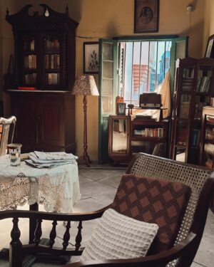 Sanjeeta Bhattacharya Instagram - Kolkata- a city that breathes, weaving memories from forever ago. The summers we used to visit were warm, air damp with the anticipation of rain. I have vivid memories of dadu and baba in their lungis, sitting on the red oxide floor of the house my father grew up in. Namma wrapped in her white sari. She was so tiny, it looked like the sari was wearing her. Hair tied into a bun with a wet gamcha, making tea. Jethu in his heavy framed choshma, always ready with a pot full of warm roshogollas for us. It feels like a different lifetime. Dadu, namma, jethu…all left before I was old enough to get to know them at all. Left me with so many questions to find answers to, in the city they called home- Kolkata.