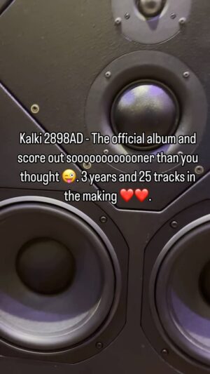 Santhosh Narayanan Instagram - Thank you all for your kind wishes and thoughts on the music of Kalki. We are ready with the album and score . Launching real soon. Here is some fun we had with the theme of Kyra 😜. Will hopefully take you on a new journey with this one . 🤗🤗🤗