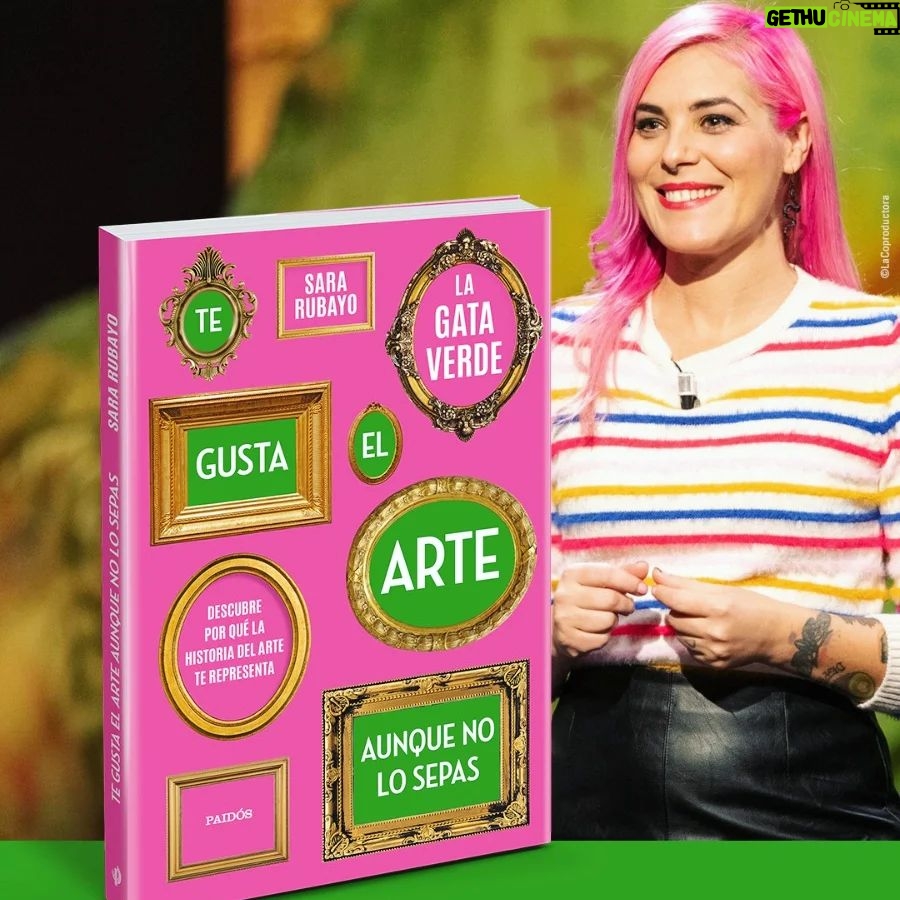 Sara Rubayo - 4.3K Likes - Nuevo libro ya en pre venta!!
😺🙀😻
Pues sí, este verano me quedé sin vacaciones por una muy buena causa que fue escribir mi visión de la Historia del Arte.
💕💚💕
Os presento "TE GUSTA EL ARTE AUNQUE NO LO SEPAS" un recorrido toda la Historia del Arte, desde la PreHistoria hasta Hoy, con sus hombres y mujeres en un tono divulgativo y cómodo con el que darse cuenta de que la Historia del Arte te gusta más de lo que pensabas porque se parece mucho a ti.
📕📗📚📗📕
Ya podéis resérvalo en todas las librerías y a partir del día 23 de noviembre estará a la venta!!
🥰🤗
Espero que os guste mil🌈💫