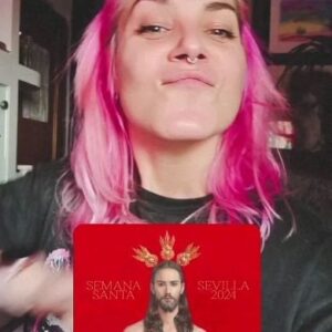 Sara Rubayo Instagram - Tremendo Cristo 🙀