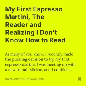 Sarah Cooper Instagram - Something I wrote for you just now at sarahcpr.Substack.com