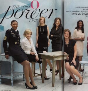 Sarah Lewis Instagram - I was thinking of when I first met Kamala Harris, we had landed in a photo shoot for Oprah’s Power List. (I was curating at MoMA and had just been put up for a position in Washington). Getting 20 women camera ready meant hours to talk while getting done up. I listened to hear, watched her, and learned from her. And I loved her converse (not pictured in this shot. Tyler Mitchell got that right years later). What I saw that first day has made me smile for years as she had lead us. I’m so inspired. #Harris2024