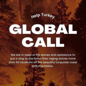 Sarp Can Köroğlu Instagram - Turkey's forests are burning for the last 7 days and we don't have enough fire fighting planes to stop it. we lost so many people, homes and animals. this is a global call please help Turkey  #globalcall #weneedyou #helpturkey