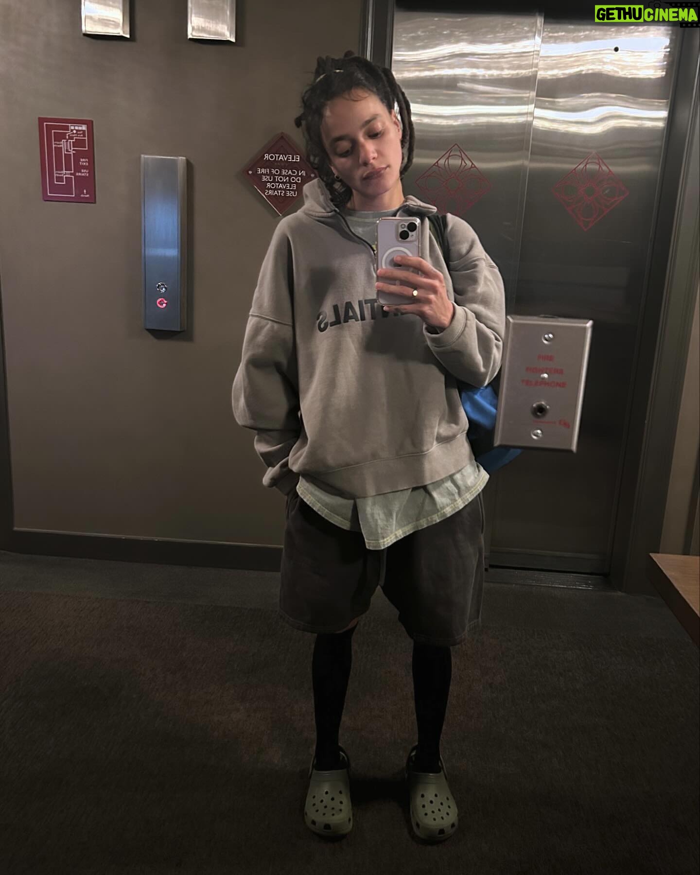 Sasha Lane - 3.1K Likes - The behind and in betweens - (I became a pro on that OKC to TX drive). It’s been a full week since Twisters has been out and it’s been wonderful to watch all the responses ! Thank ya’ll for all the support 🤍🌪️stay safe