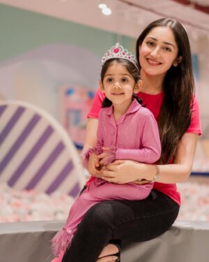 Sayyeshaa Saigal Instagram - My baby girl turned 3 this July and she had the cutest pyjama party with all her friends! Time is flying and I just want to keep her small so I can squeeze and kiss her more! ❤️❤️🧿🧿🧿 @arianajofficial @aryaoffl @shhaheen 

#birthdag#party#babygirl#baby#mama#love#forever#kid#myheart#blessed#gratitude