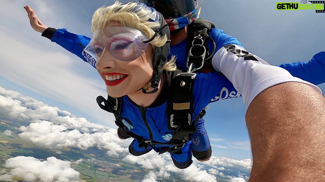 Scarlett Harlett - 3.3K Likes - WHEN I TELL YOU this was one of the most exhilarating, frightening, emotional and magical days of my life, SKYDIVING looking like AMELIA EARSHART for The Princess Alice Hospice! 😂✈️ (@pahospice)
This was a particularly special day for me, not only because it was in aid of a charity that cares for people like my late mum to ensure dignity and a good quality of life, but because something so special happened that I will truly remember for the rest of my life.
You see when I found out my mum’s heart has stopped and she was being resuscitated, I was trapped in a car. I couldn’t do anything by stare out of the window, filled with dread and despair. It was at that moment gazing out the window, two rare fire rainbows appeared in the sky above me side by side. I knew in that moment the universe was telling me it was time..
Well you can only imagine my surprise, when at the moment I jumped from the plane and landed, I look up at the sky to find another fire rainbow floating above me. You can see glimmers of it in some of the pictures I’ve posted. I knew in that moment that my mum was not only watching over me, but she was there with me as I floated through the clouds 💔🌈
I can’t express how thankful I am to the @pahospice and @goskydiveuk for allowing me to have this amazing experience. I will remember it forever. IT WAS TRULY MAGICAL! ♥️🌈