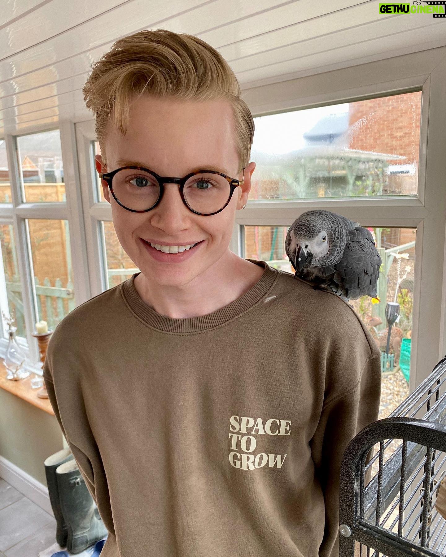 Scarlett Harlett - 12.7K Likes - pulled this fit bird mate 😏
thanks @reginadwightdrag for taking the pic and introducing me to George 🦜