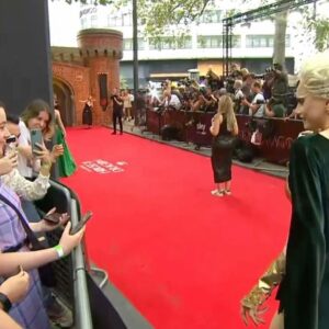 Scarlett Harlett Instagram - It was BEYOND an honor to be apart of the @houseofthedragonhbo premiere last night 😭🐉

It was truly a dream come true to be invited to the premiere of a franchise I am SO passionate about. It was one of the best days of my life!!

I’m beyond thankful to the people at @skytv for inviting me, all the gorgeous people I got to meet, and getting to see the beautiful @theemilycarey do her thing!! 🧡

Outfit by @freakcouturemcr 
Hair by @danwchapman 

#houseofthedragon #hbo #drag #gameofthrones #redcarpet
